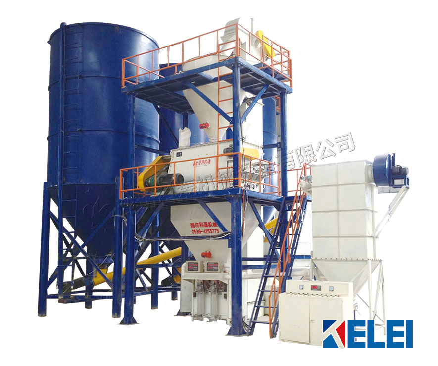 KL-60型自動幹(gàn)粉砂漿生産(chǎn)線