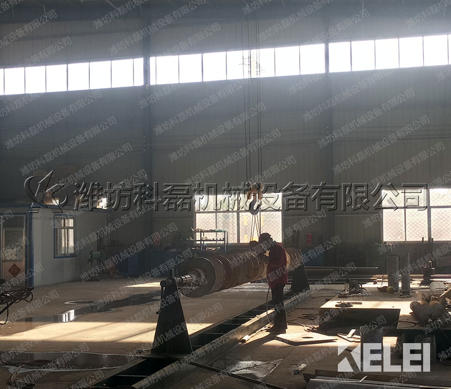 襄阳用(yong)裕橡胶制造有限(xiàn)公司(WAP站)螺旋輸送(sòng)機絞龍焊接車間(jian) 第2張