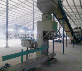 棗(zao)莊客戶皮帶(dai)輸送、敞口袋(dai)包裝機使用(yong)案例